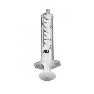 2-piece 5ml disposable syringe